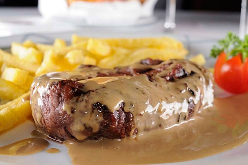 Bife Com Molho Conhaque
